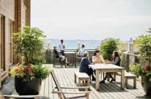 Open-Air Seating For Relaxation And Informal Meets